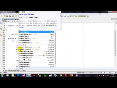 How to Get Input From User Allow DataType in Java Netbeans