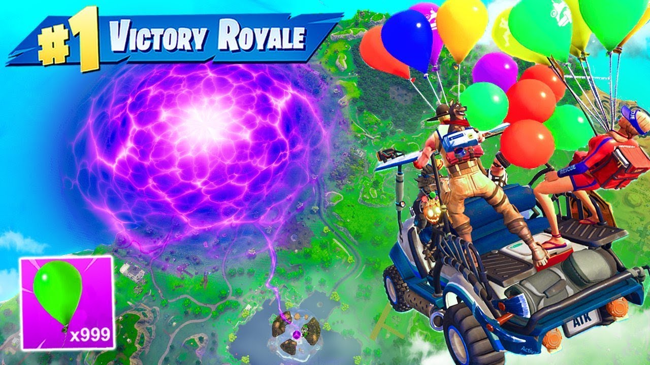 100 *NEW* BALLOONS + ATK does THIS In Fortnite Battle ...