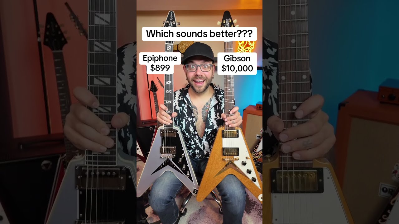 $899 Futura Flying V VS $10,000 Gibson