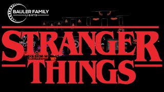 Stranger Things Theme (Felix Cartal's After Dark Remix) Light Show sequence [2023]