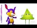 Shape Triangle Original Colors and Shapes Song for Children | Hippy Hoppy Show