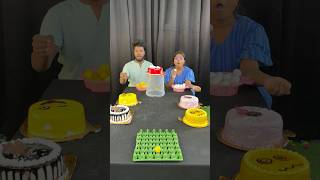 Ping Pong Trick Shot vs. Giant Cake! Epic Challenge #challenge #shorts