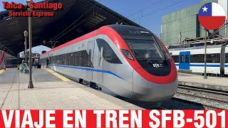 EFE Central | Viaje en tren SFB-501 Talca - Estacion Central (Servicio Expreso)