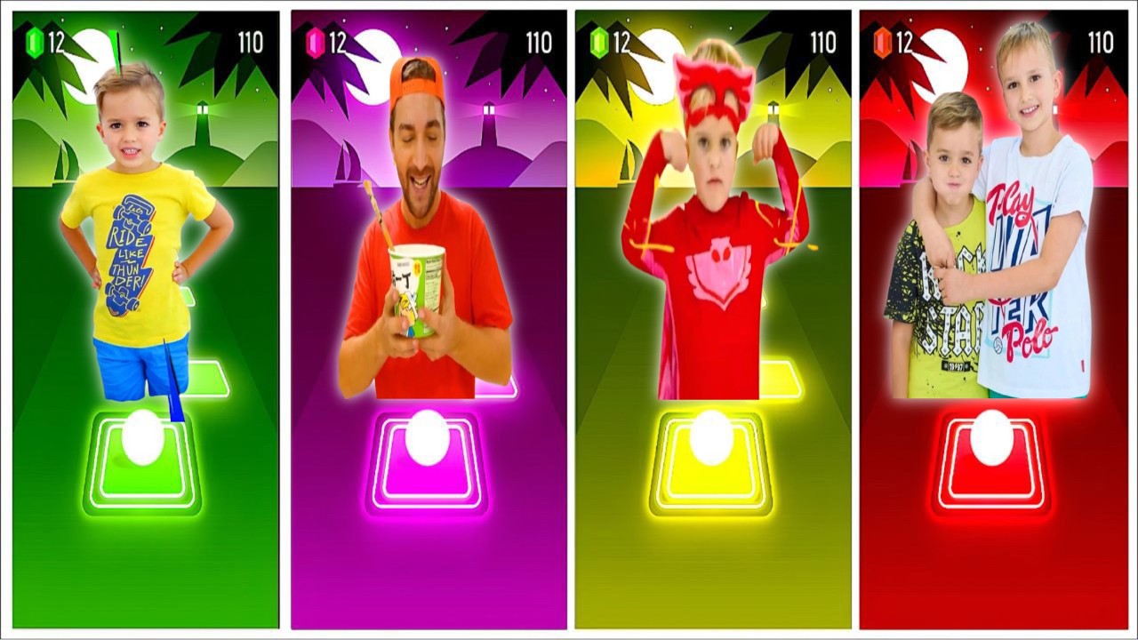 Vlad & Niki — coffin dance song (cover)🎶 TILES HOP EDM RUSH Part 76