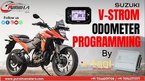 Suzuki V-Storm 250 SX | Meter Programming Success By X-tool org | Best Odometer Programming Device.