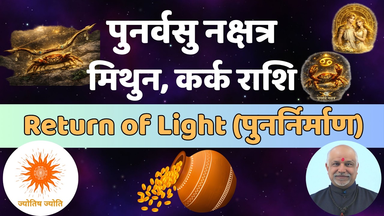 Punarvasu Nakshatra Mithun Kark Samriddhi Ka Raasta | Safalta Ki Nakshatra Sidi