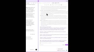 Most chat answers disappear. This one turned into a working document.