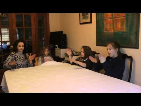 Clapping & table tapping routine
