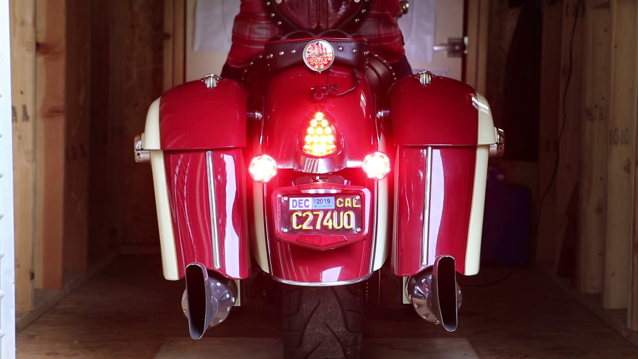 Custom Dynamics Indian Tail Lights with Smart Triple Play YouTube