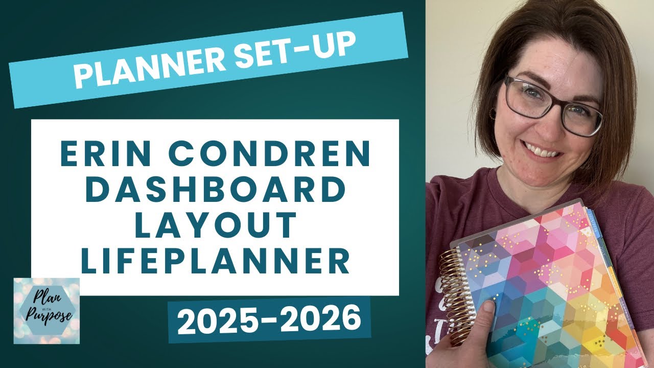 PWM: Set up my Erin Condren Dashboard LifePlanner!