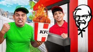 Jason Created his own KFC at Home with Brother Alex