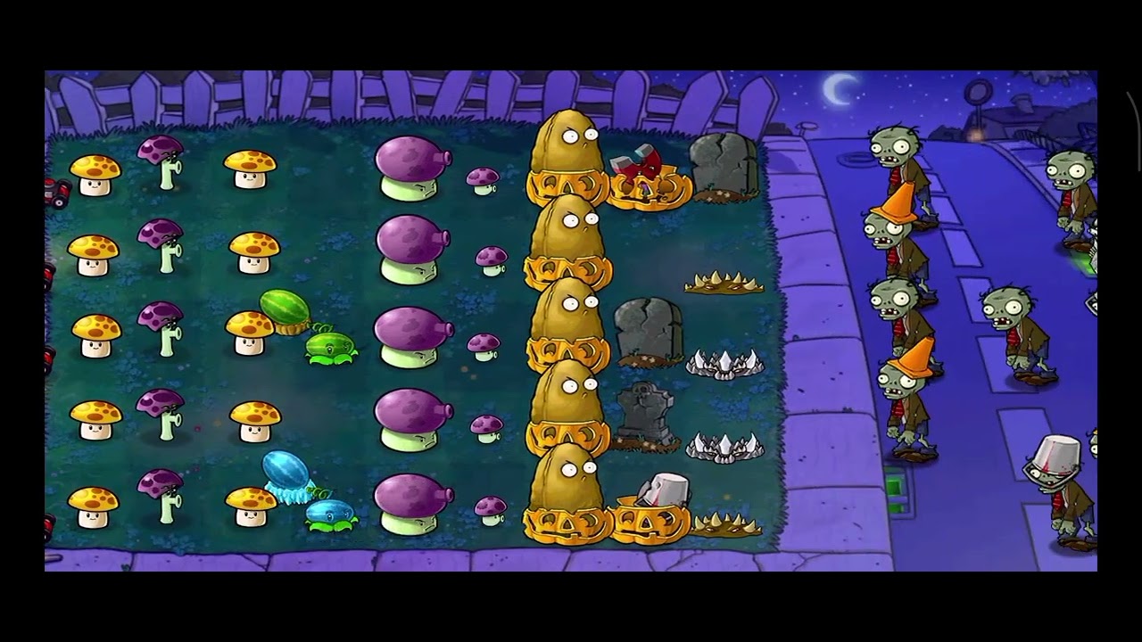 Plants Vs. Zombies Survival Nigth