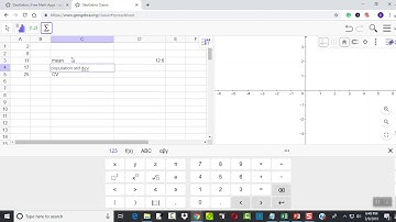 GeoGebra - Finding the Population Coefficient of Variation from Data