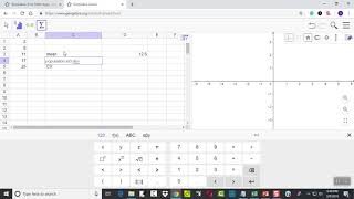 GeoGebra - Finding the Population Coefficient of Variation from Data