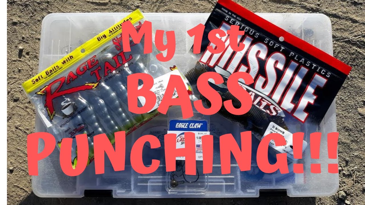 1st BASS PUNCHING MATS!!! BASS FISHING HEAVY COVER YouTube