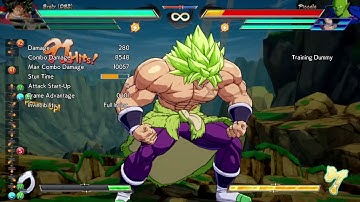 DBFZ(1.25): Base Vegeta Sparkless TOD Combo 3 Bars