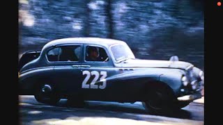 The 1955 Monte Carlo Rally, with Rootes Sunbeam MKIIIs F508 a