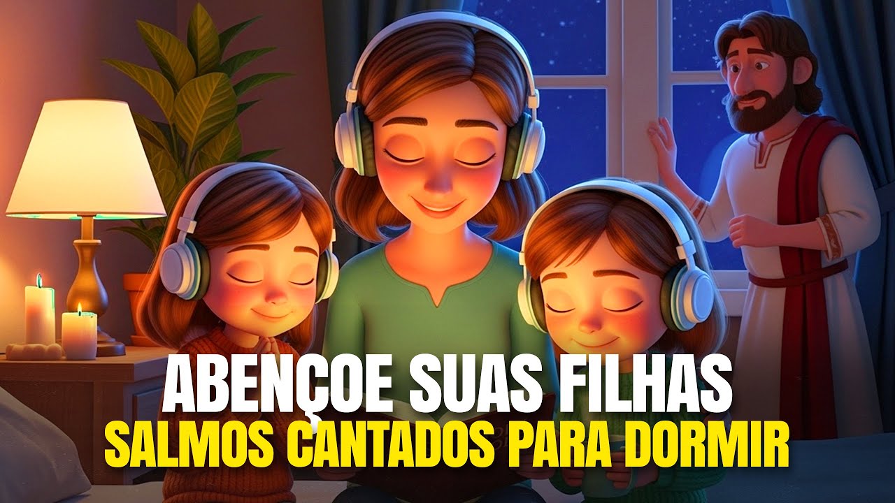 Filhos Abençoados e na Presença de Deus  Salmos Cantados para Dormir