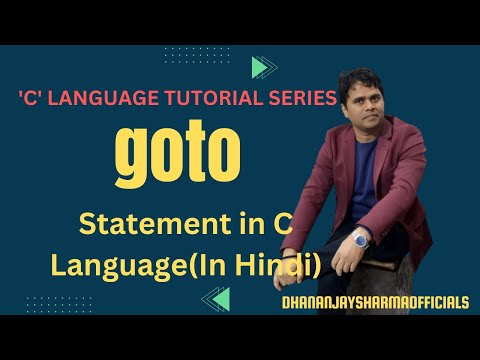 goto statement in c programming example | 'C' Language Tutorial in Hindi