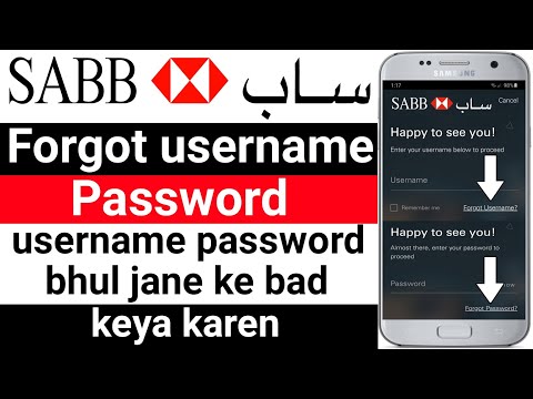 How to Forgot Username And Password Sabb Bank | Sabb Bank Ka Username Aur Password Kaise Forgot Kare