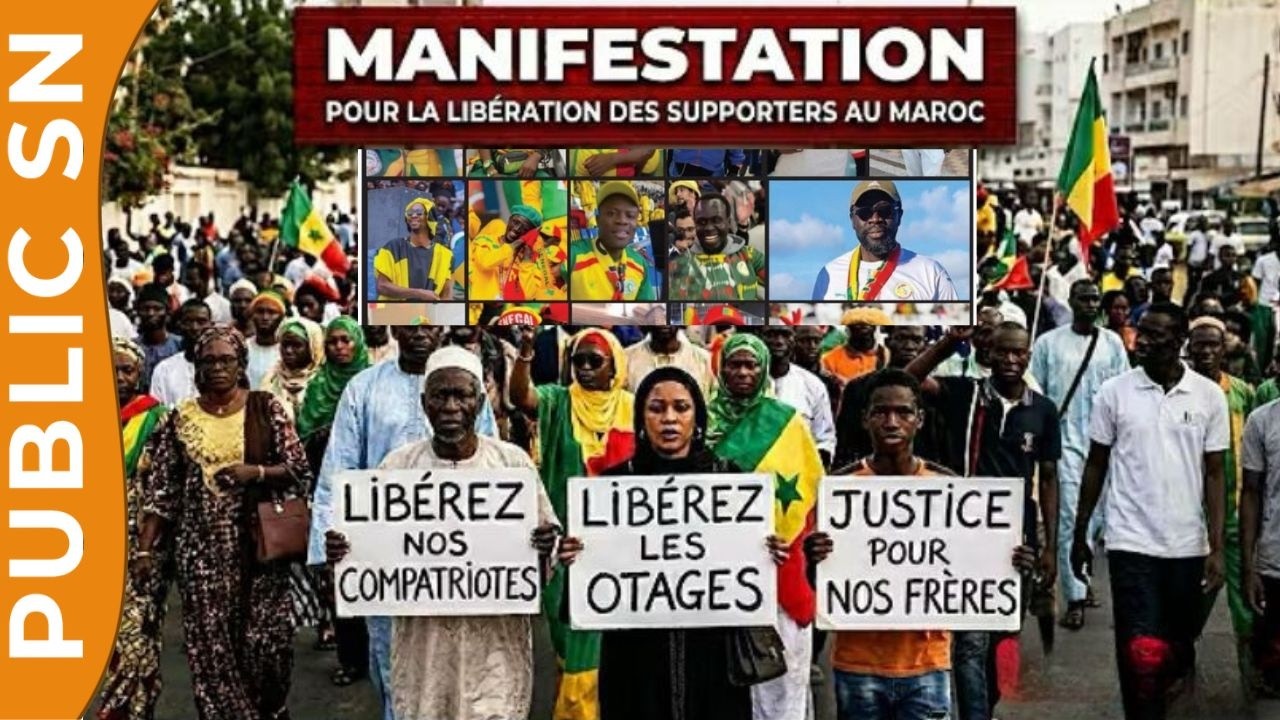 🚨Direct :Grande Manifestation pour la libération des 18 supporters au Maroc