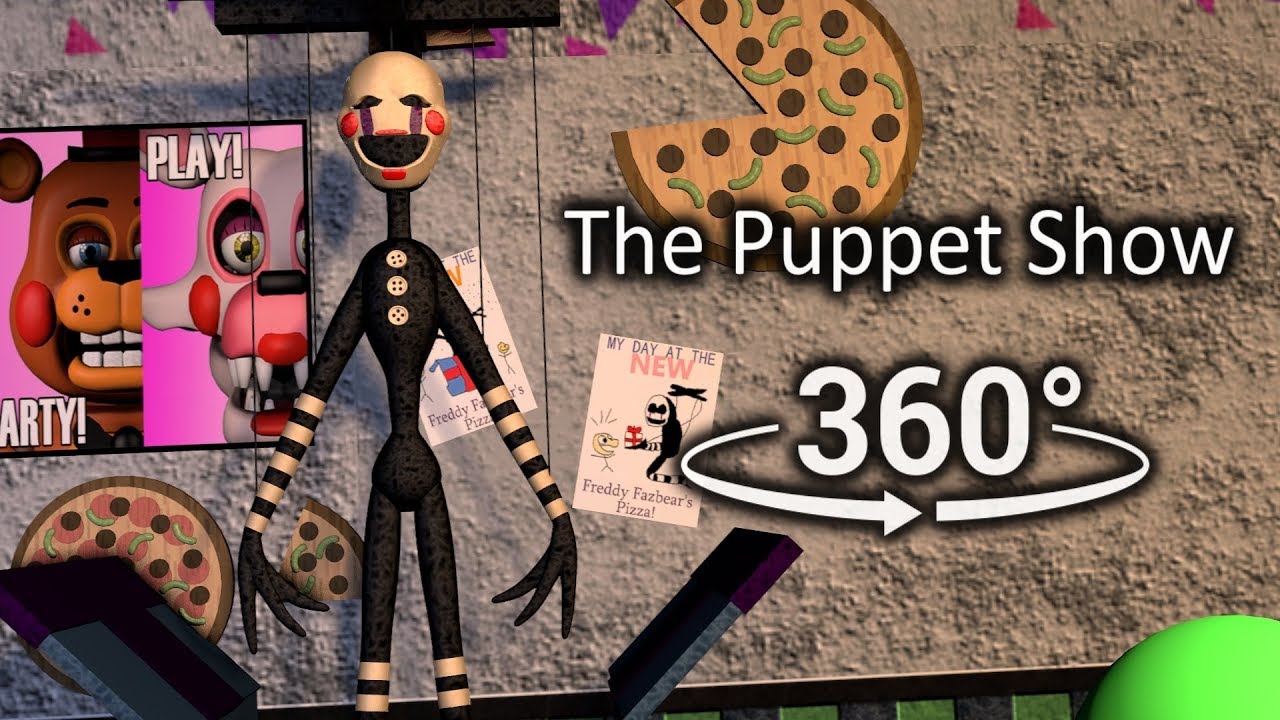 360° The Puppet Show - Five Nights at Freddy's 2 [SFM] (VR Compatible) 