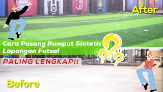 Cara Menyambung Rumput Sintetis