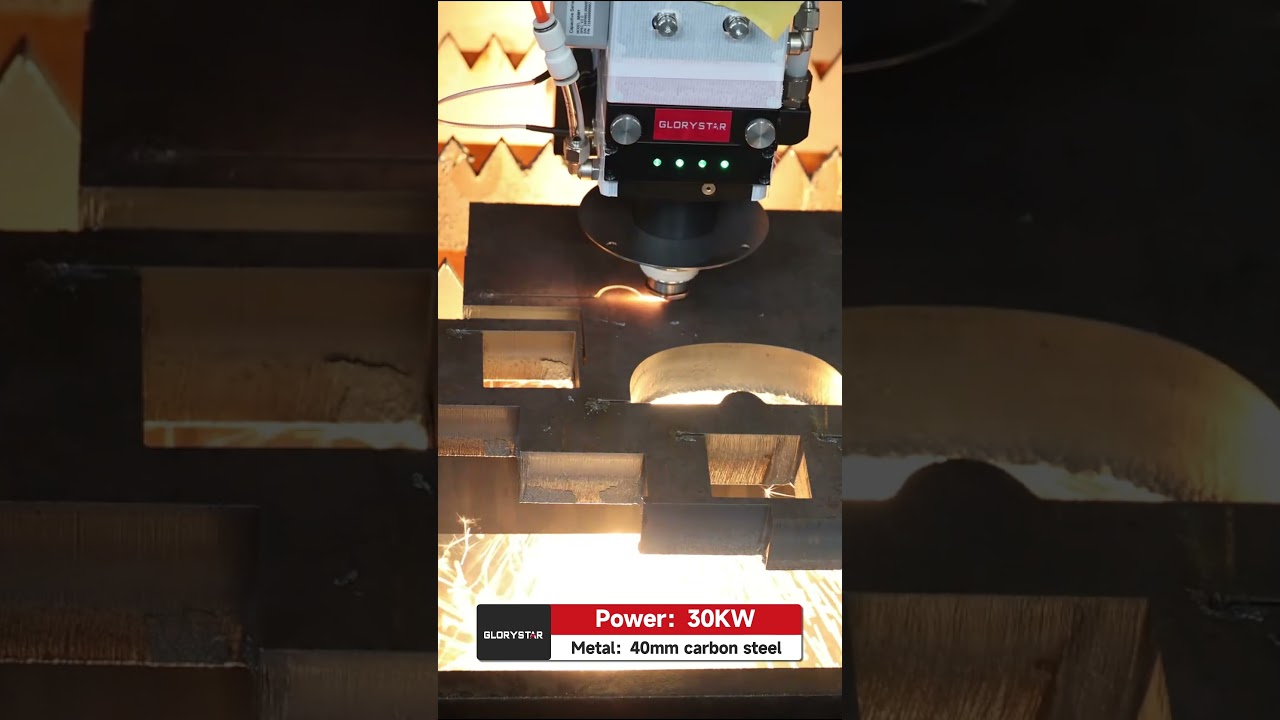 30000W Laser Cutting 40mm Carbon Steel