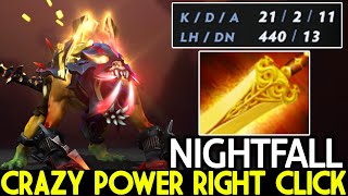 NIGHTFALL [Lifestealer] Crazy Power Hard Carry Right Click Dota 2