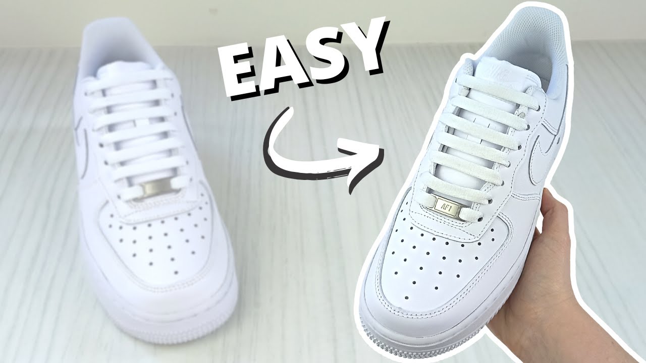 HOW TO BAR NIKE AIR FORCE 1s (EASY Way)