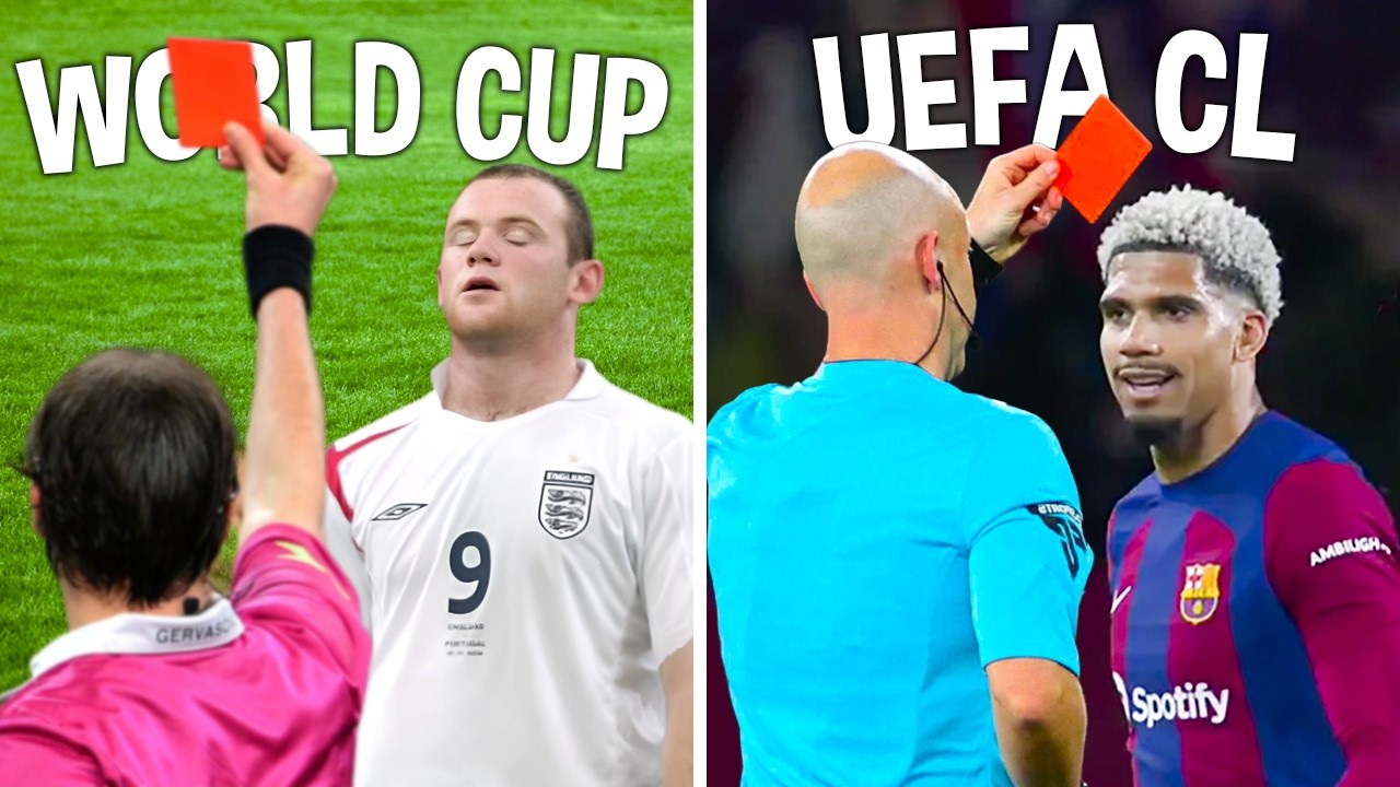 11 Red Cards That CHANGED Football History