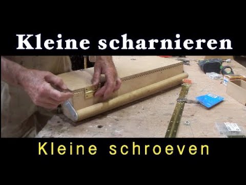 New Timmertip 1244 Kleine scharnieren en kleine schroeven