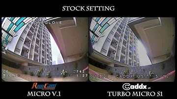 CADDX VS RUNCAM MICRO (Comparison)