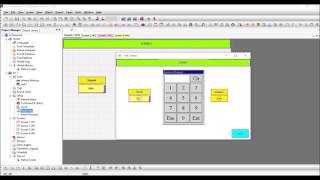 How to set a password for different objects in the iView HMI 