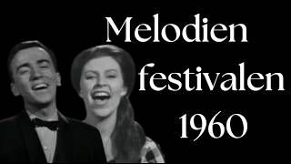 All Participants of the 1960 Melodifestivalen #melodifestivalen  #1960s