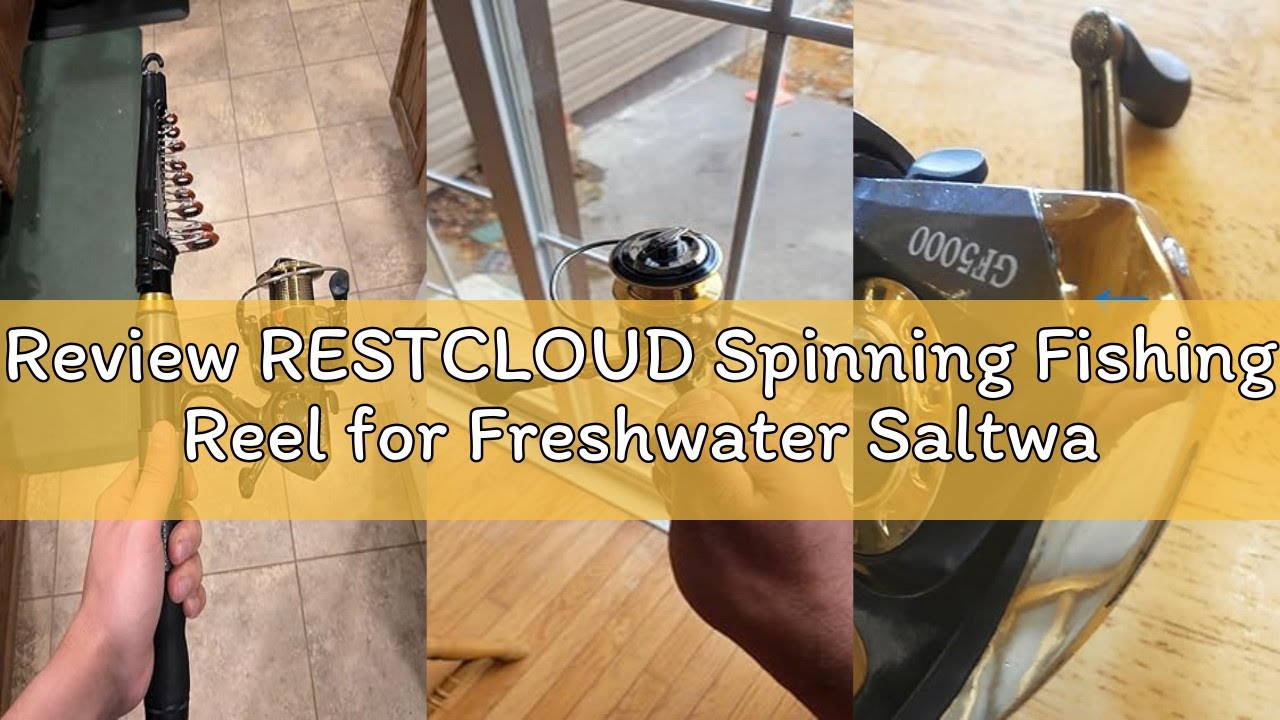 Review RESTCLOUD Spinning Fishing Reel for Freshwater Saltwater Fishing, Anti-Reverse with Front-Adj
