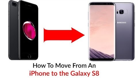 How to Move From An iPhone to the Galaxy S8 - YouTube Tech Guy