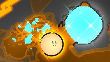 Digdig.io // Enjoying around the biggest geode and bunch of diamond