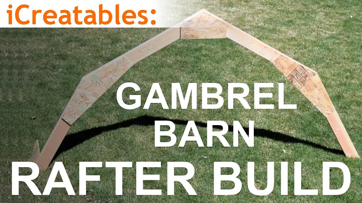 Gambrel Barn Rafter Build - Learn How To Build a B...
