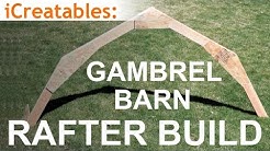 Gambrel Barn Rafter Build - Learn How To Build a Barn Roof!