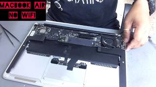 How To Fix Macbook Air 13Inch A1466 - No Wifi - Wifi No Hardware Installed.