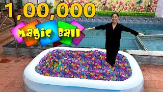 1 Lakh Orbeez In Swimming Pool | 1,00,000 पानी की गोलियों का पूल | Super Experiment