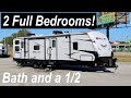 Check out the NEW COLORS on this Two Bedroom Travel Trailer RV! 2022 Bullet Ultra Lite 330BHS