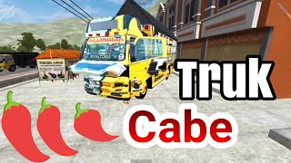 Truk Cabe || Oleng Jam mepet antar cabe (Bussid)