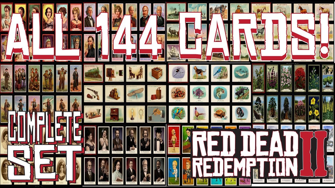 All 144 Premium Cigarette Cards in Red Dead Redemption 2