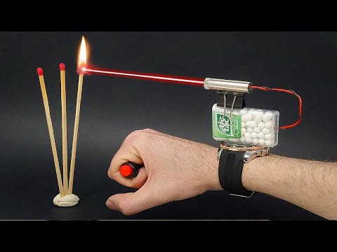 Video Tự chế SÚNG LASER tại nhà ???????? - youtube
