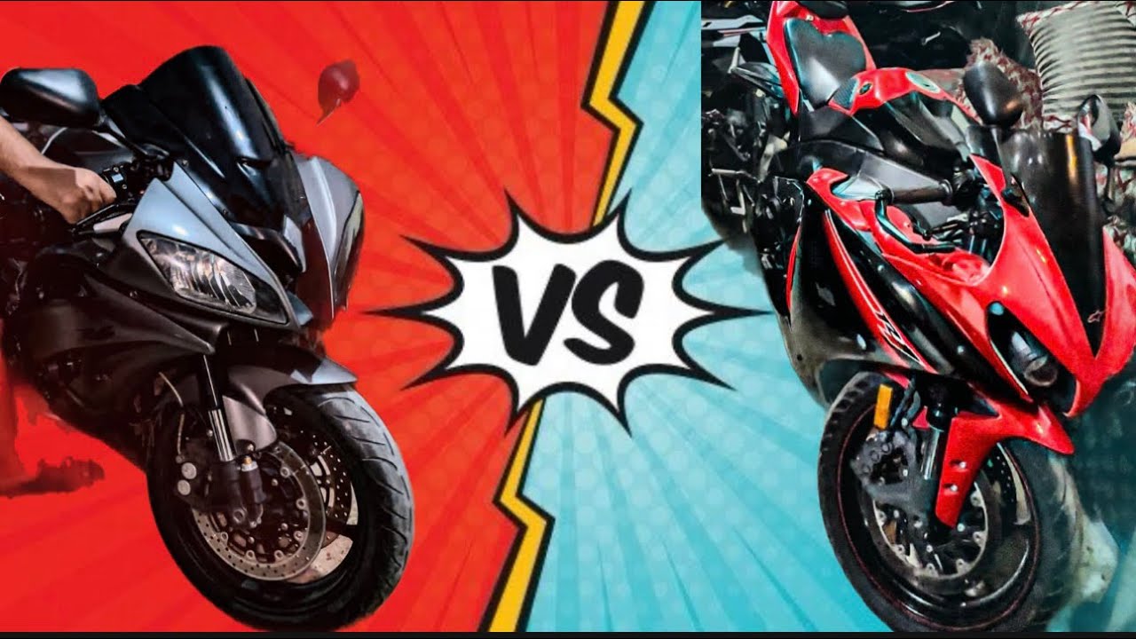 Yamaha r6 vs Yamaha r1 | Superbikes k seenz 🔥 - YouTube