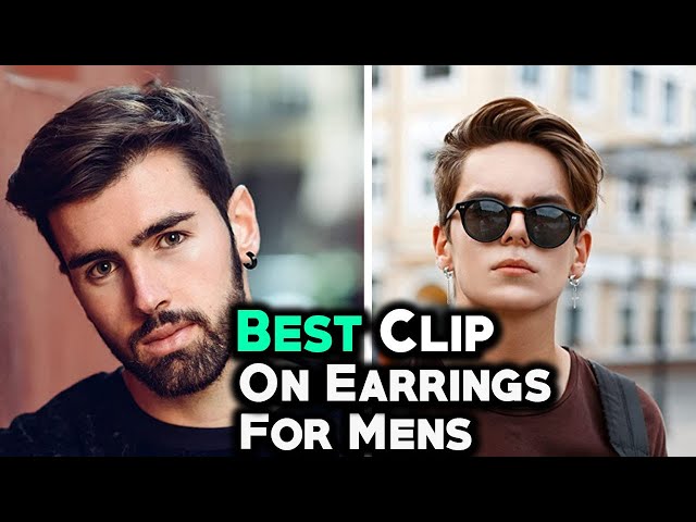 Vnox Gothic Dangle Earrings for Men WomenPunk Stainless Steel Clip Ear  Accessory Rock Hiphop Hoop Circle Earring 1 Piece  AliExpress