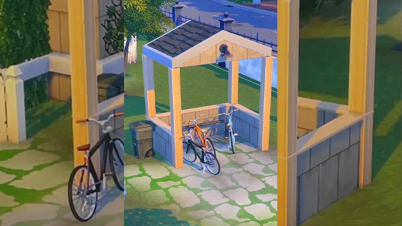 BIKE STORAGE in The Sims 4! shorts YouTube