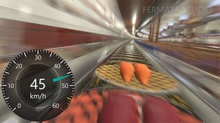 世界最速の回転寿司!? 驚異のスピードで駆け巡る究極の寿司レース Unbelievable Speed at an Ultra-Fast Conveyor Belt Sushi Restaurant